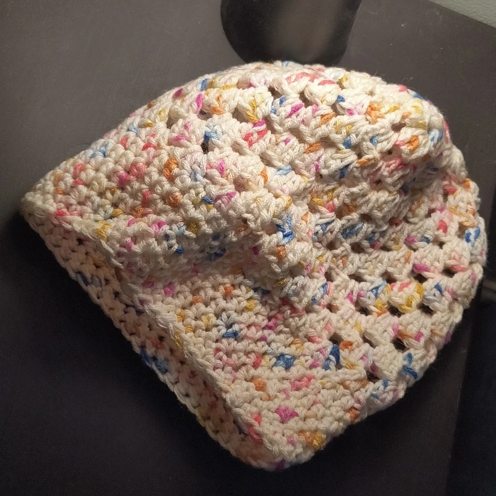 Colorful Crochet Kids Beanie